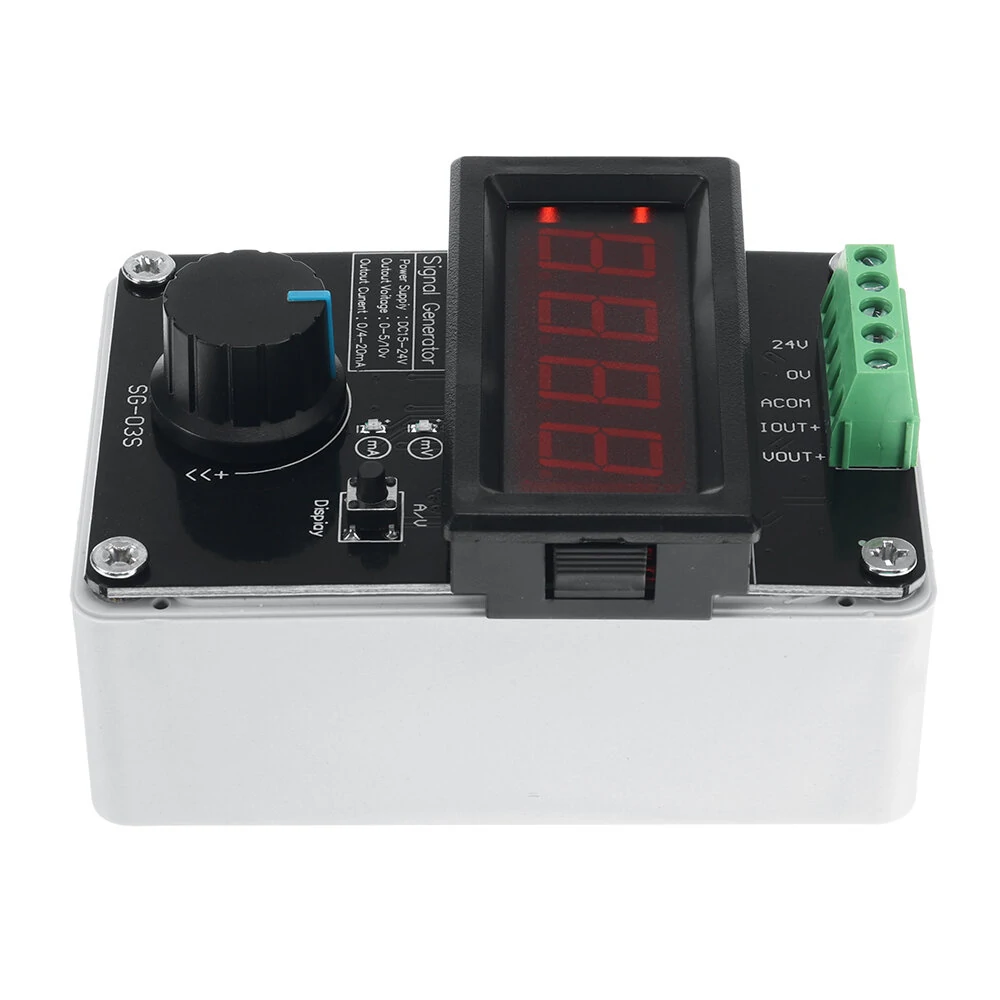 0-20mA/4-20mA/0-10V Signal Generator Adjustable Current Voltage Analog Current Signal Source — view 3