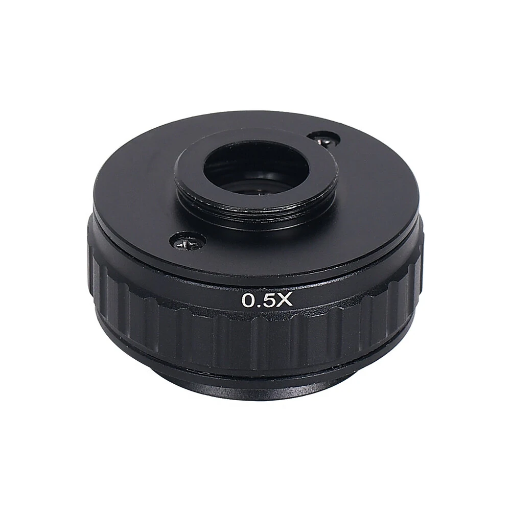 0.35X 0.5X C mount Lens Adapter Focus Adjustable Camera Installation C mount Adapter to New Type Trinocular Stereo microscope — view 8
