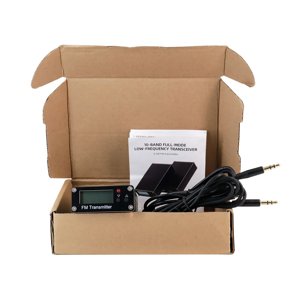 0.5W Digital Stereo FM Transmitter 76-108MHz LCD Display Type-C 3.5mm Audio Broadband Adjustable Long Distance Transmission — view 8