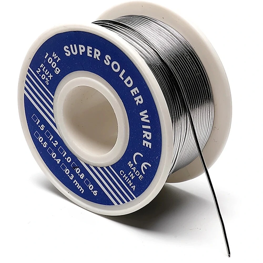 0.8mm 20g 50g 100g Super Soldering Tin Wire Tin Melt Rosin Core Solder Soldering Wire Roll No-clean FLUX 2.0% For Repair — Pricio
