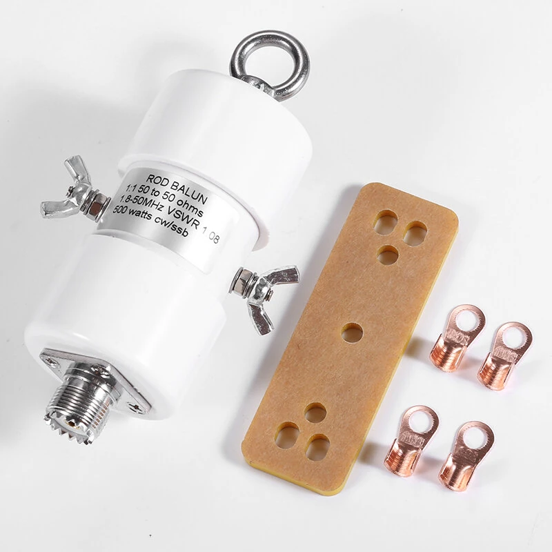 1:1 Voltage Balun 500W Power 1-50MHz Universal SO-239 Connector Compact Design for Shortwave Antennas Radio Transmission High Performance — view 5