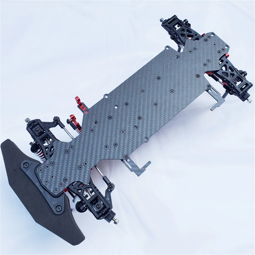 1/10 DGW High-speed RC Car Carbon Fiber Frame Chassis Professional Racing Model — view 2
