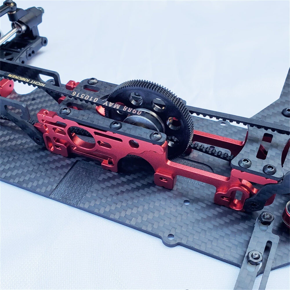 1/10 DGW High-speed RC Car Carbon Fiber Frame Chassis Professional Racing Model — view 7