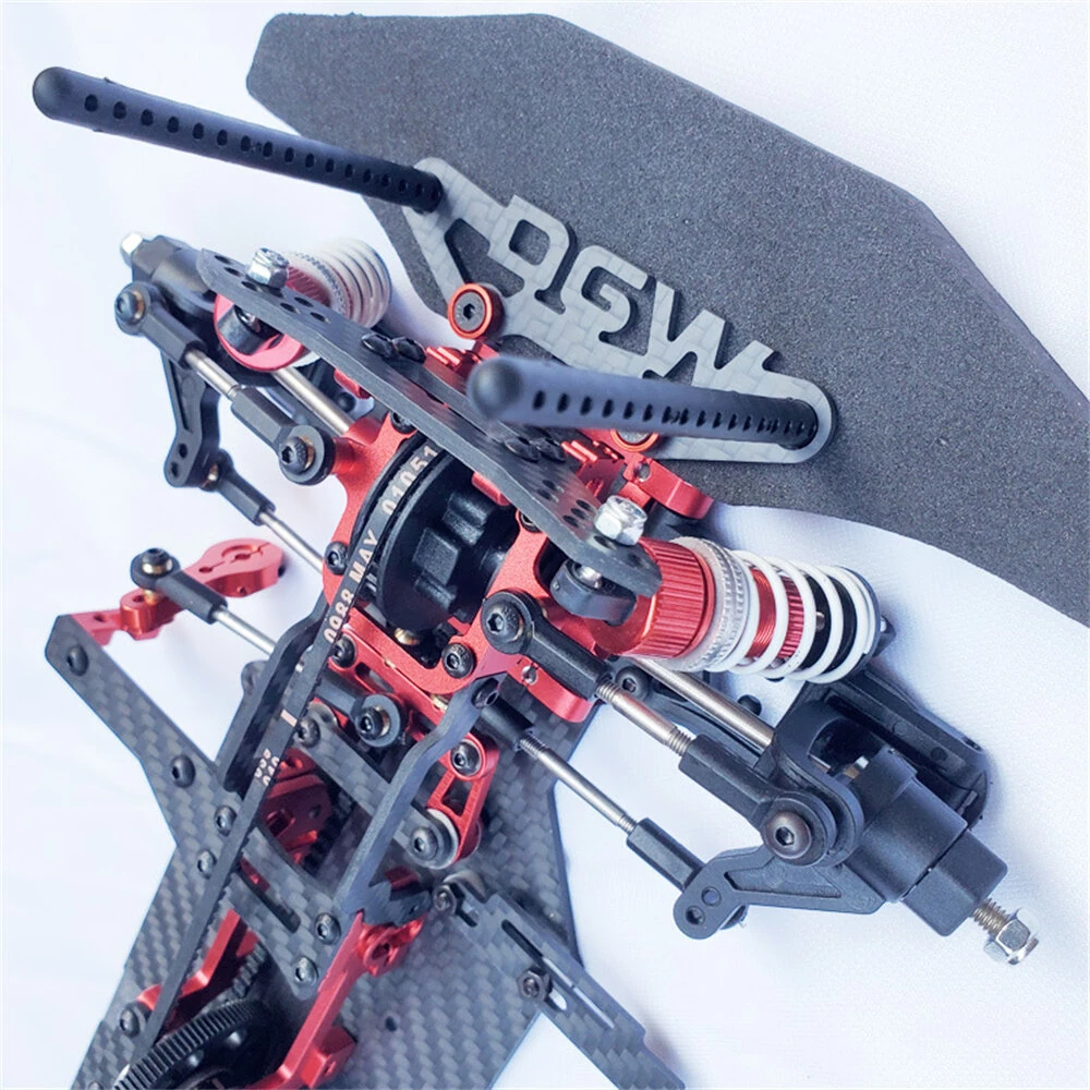 1/10 DGW High-speed RC Car Carbon Fiber Frame Chassis Professional Racing Model — view 8