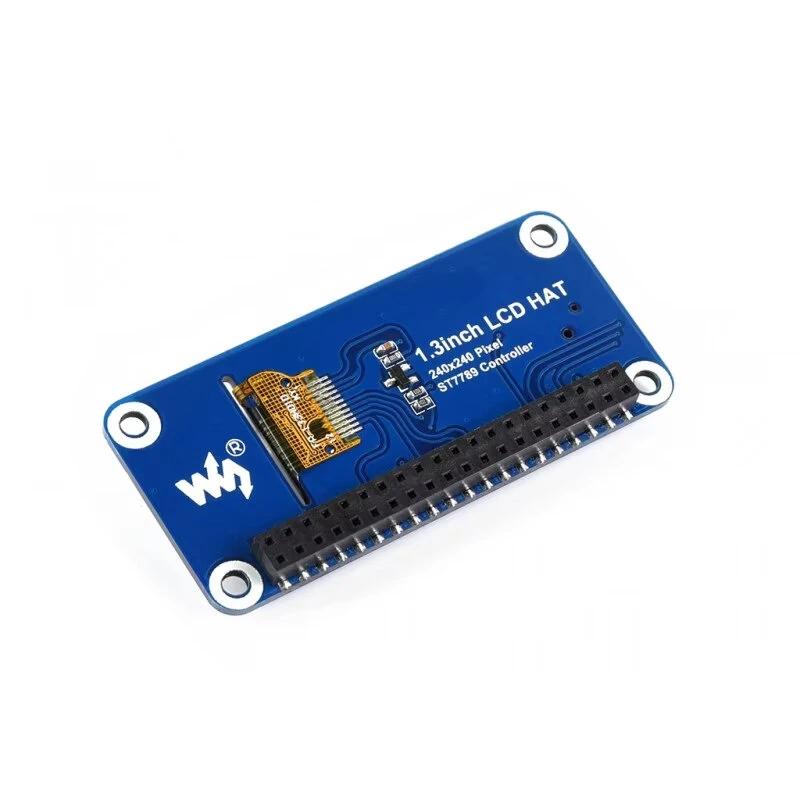 1.3 Inch SPI LCD Display HAT for Raspberry Pi 240x240 ST7789 IPS LED Backlight 40PIN GPIO Joystick Expansion Board — view 2