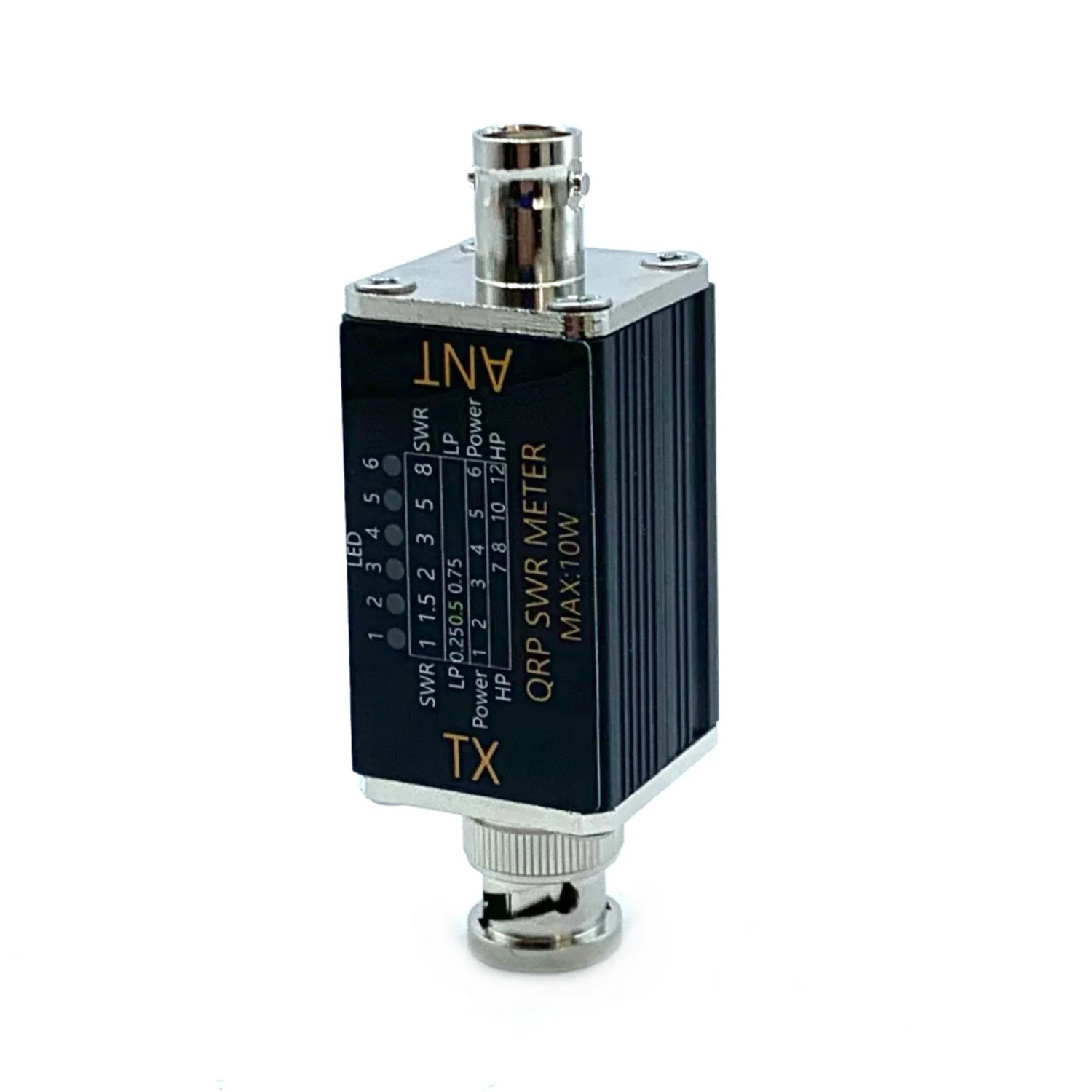 1- 30mhz 10W Standing Wave Meter Power Meter with 6 LED Indicators Portable SWR Meter — view 5