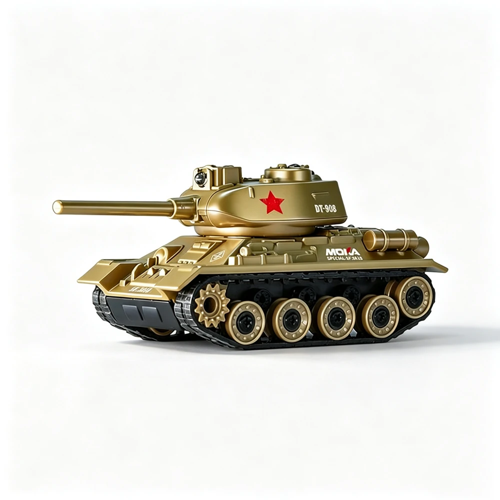 1/64 2.4G Mini RC Tank Tiger 99A Desktop Simulation Infrared Battle Tracked Support App Control Shooting Sound Three Speed Remote Vehicles Models Micro Toys — view 11