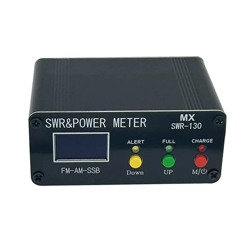 1.8MHz-50MHz 0.5W-120W Short Waves SWR and Power Watt Meter Chinese English Menu Switchable Type-C Charging Interface — image 1