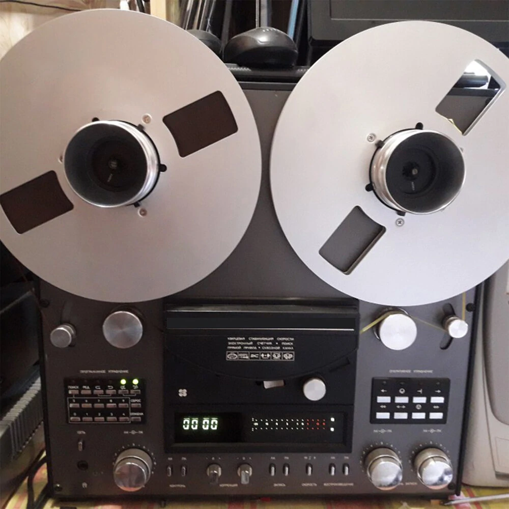 1 Pair 10 inch Silver Universal Opener with Base Aluminium NAB Hub Adapter for Studer ReVox — view 4
