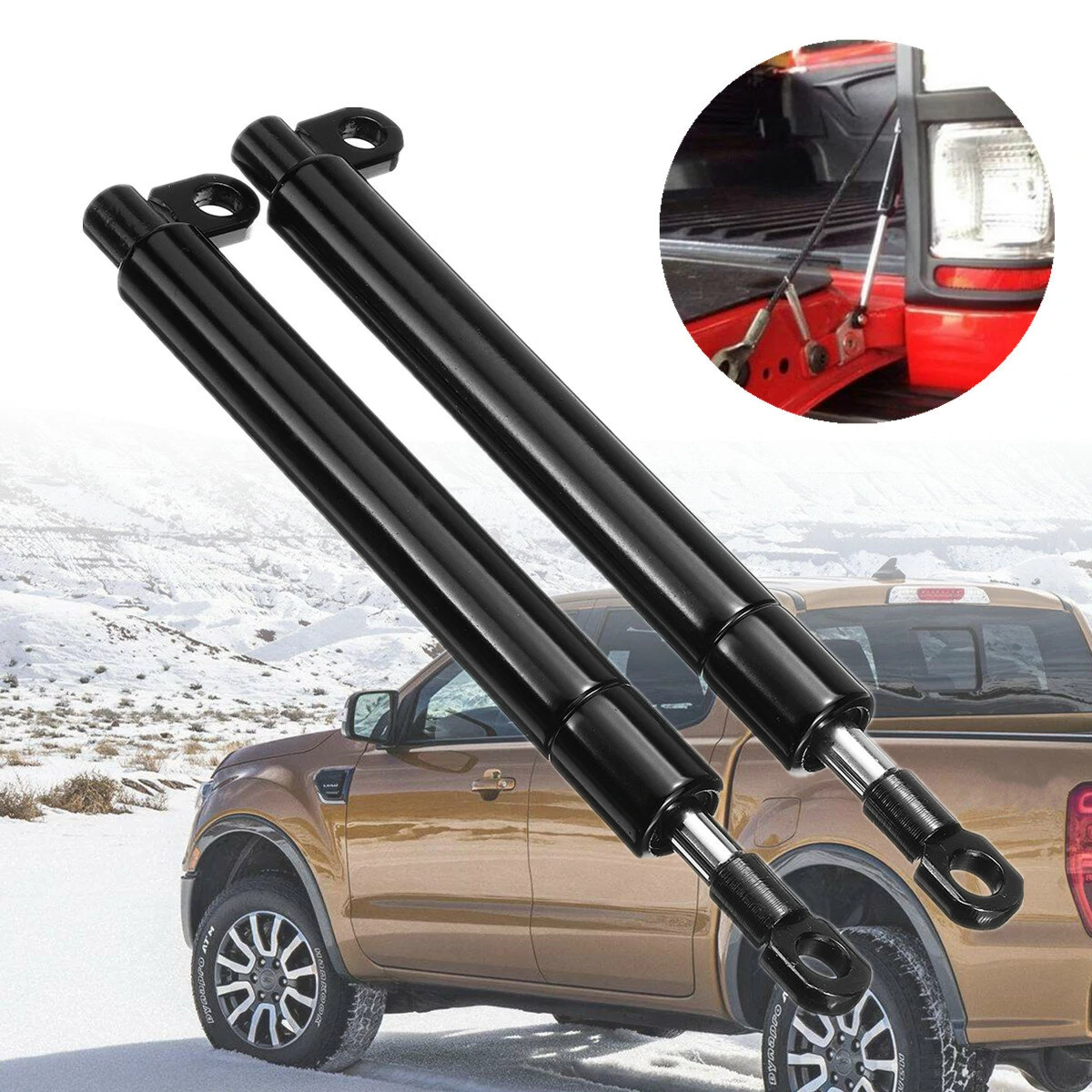1 Pair Rear Tailgate Easy Slow Down Strut Kit For Ford PX Ranger 2011-2017 — view 11