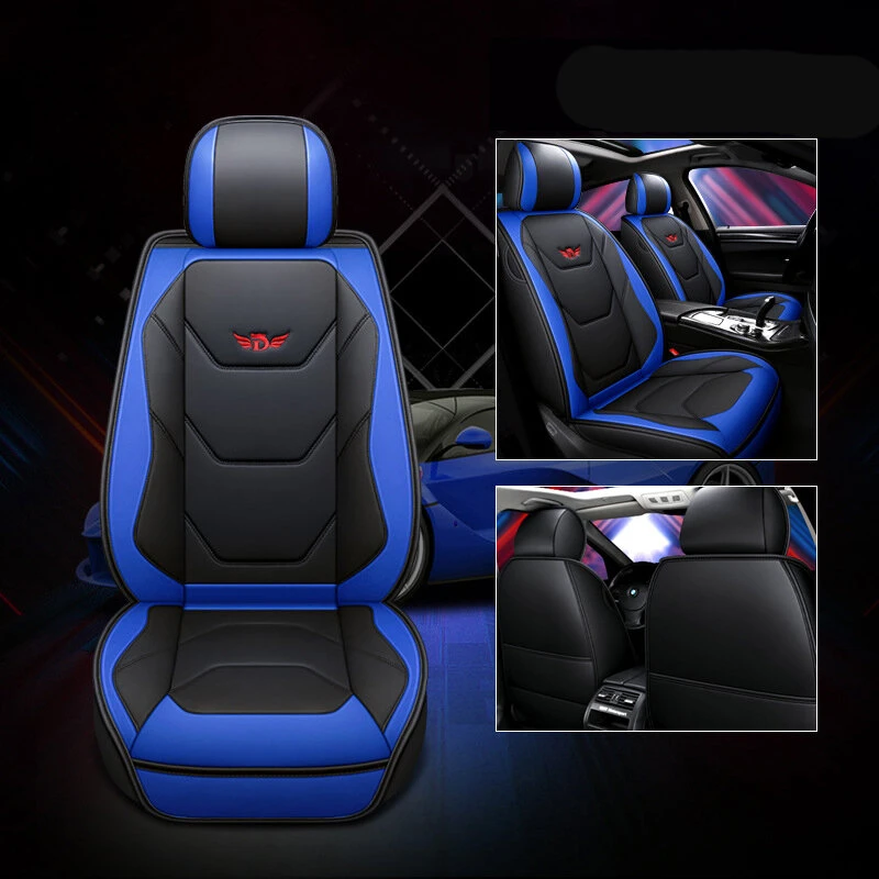 1 PC Universal Full Car Seat Mat Cover PU Leather Breathable Cushion Pad — view 6
