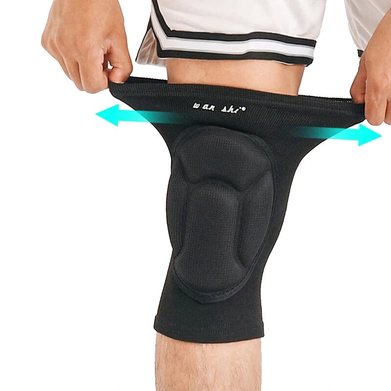 1 PCS Sports Sponge Thickening Knee Pads Anti-slip Elastic Brace Anti-collision Breathable Knee Protector — view 2