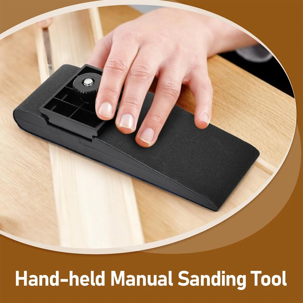 1 Set Sandpaper Rack Sander Sand Block Hand Sander Wood Working Tools and Equipment Sanding Block Sanding Tool Drywall Sander Burnishing Tool Block Sander Sandpaper Block — view 5
