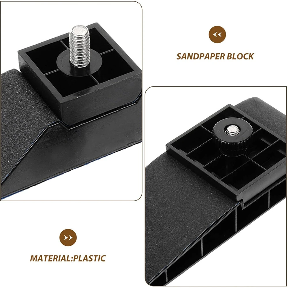 1 Set Sandpaper Rack Sander Sand Block Hand Sander Wood Working Tools and Equipment Sanding Block Sanding Tool Drywall Sander Burnishing Tool Block Sander Sandpaper Block — view 7