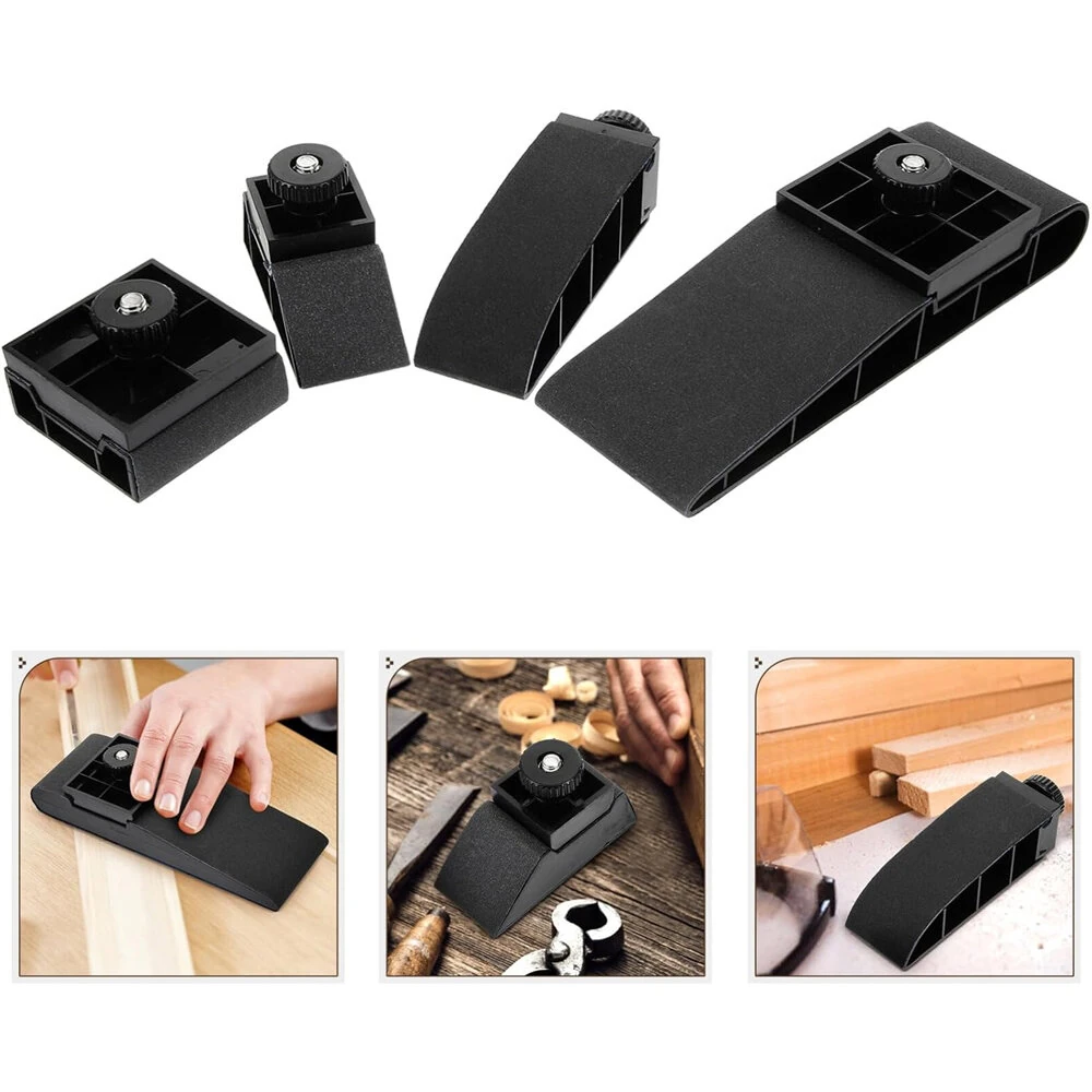 1 Set Sandpaper Rack Sander Sand Block Hand Sander Wood Working Tools and Equipment Sanding Block Sanding Tool Drywall Sander Burnishing Tool Block Sander Sandpaper Block — view 8