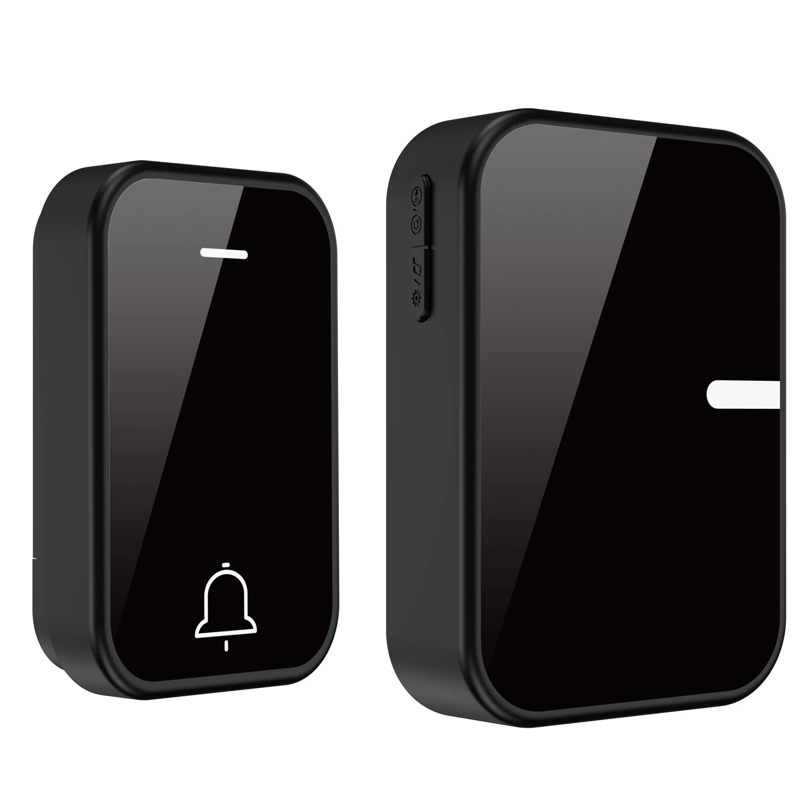 1-to-1 Wireless Music Doorbell IP44 Waterproof 200 Meters Long Range Remote 38 Music Easy Installation Smart Home Battery Operated Door Bell EU Plug Pager — Pricio