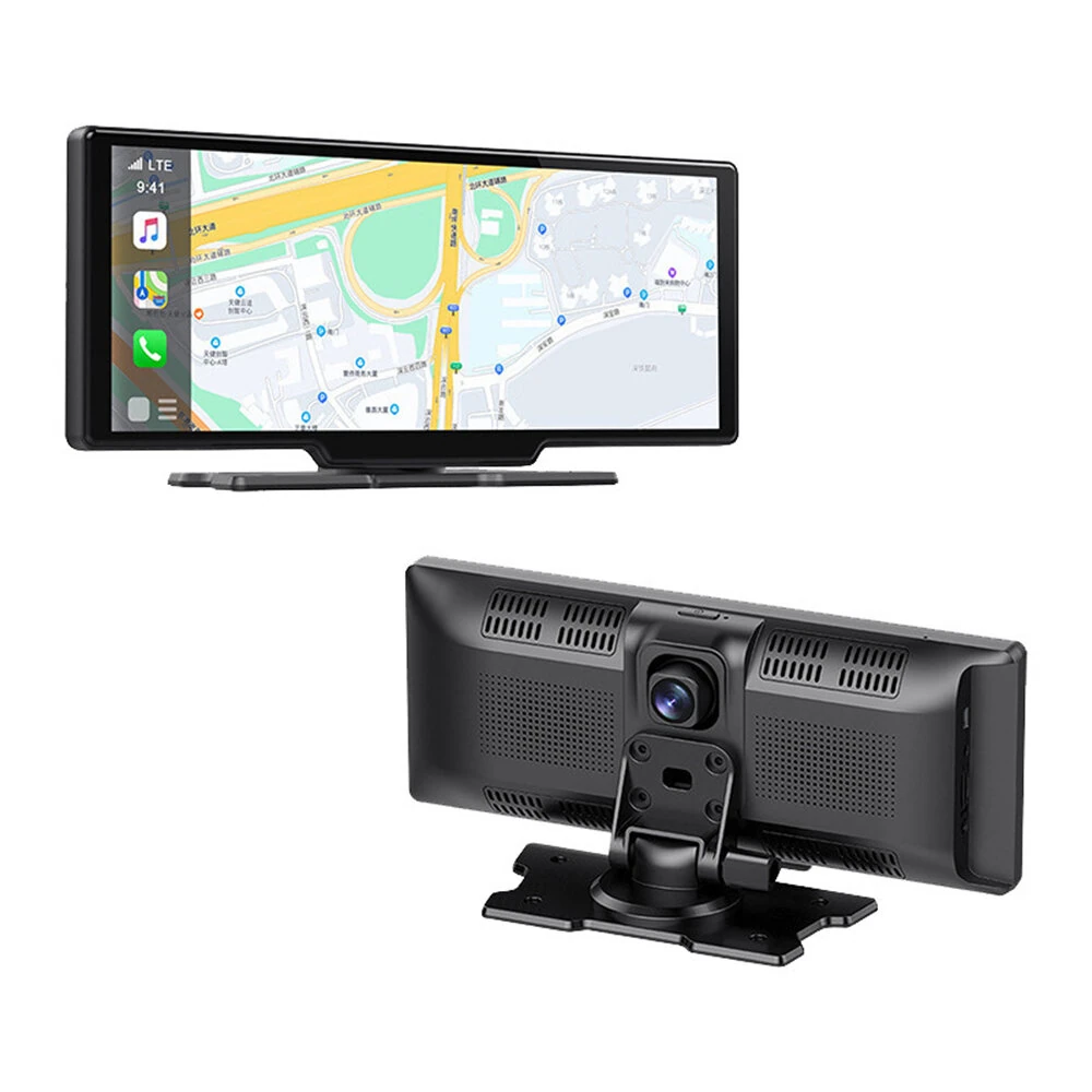 10.26Inch Wireless CarPlay Android Auto 4K Front 1080P Rear Split Screen GPS WiFi Smart Car Display Dash Cam — view 8