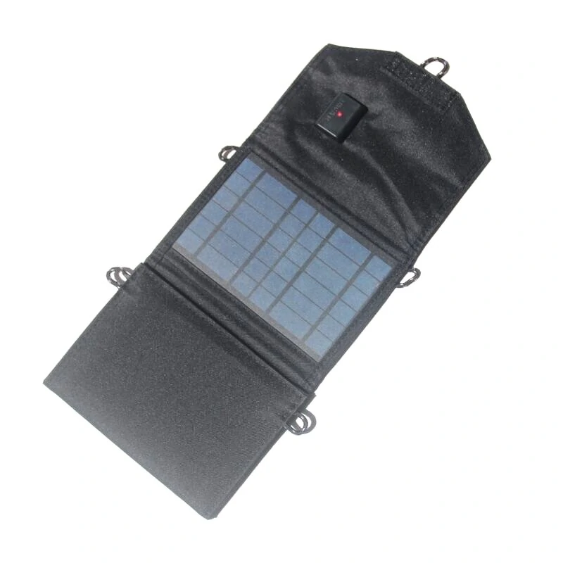 10.5W 5V Portable Solar Panel Foldable Charging Pack USB Solar Charger Power Bank — view 2