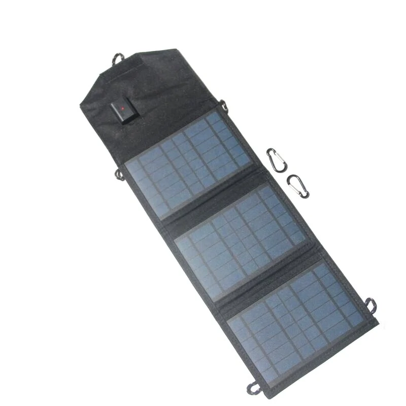 10.5W 5V Portable Solar Panel Foldable Charging Pack USB Solar Charger Power Bank — view 8