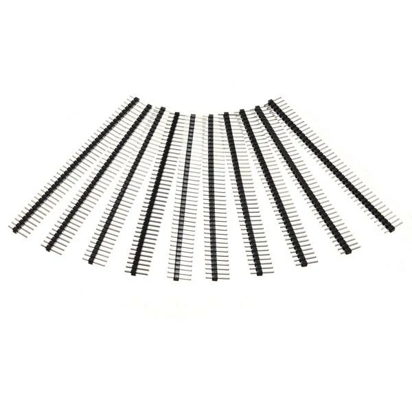 10 Pcs 40 Pin 2.54mm Single Row Male Pin Header Strip Geekcreit for Arduino - products that work with official Arduino boards — view 6