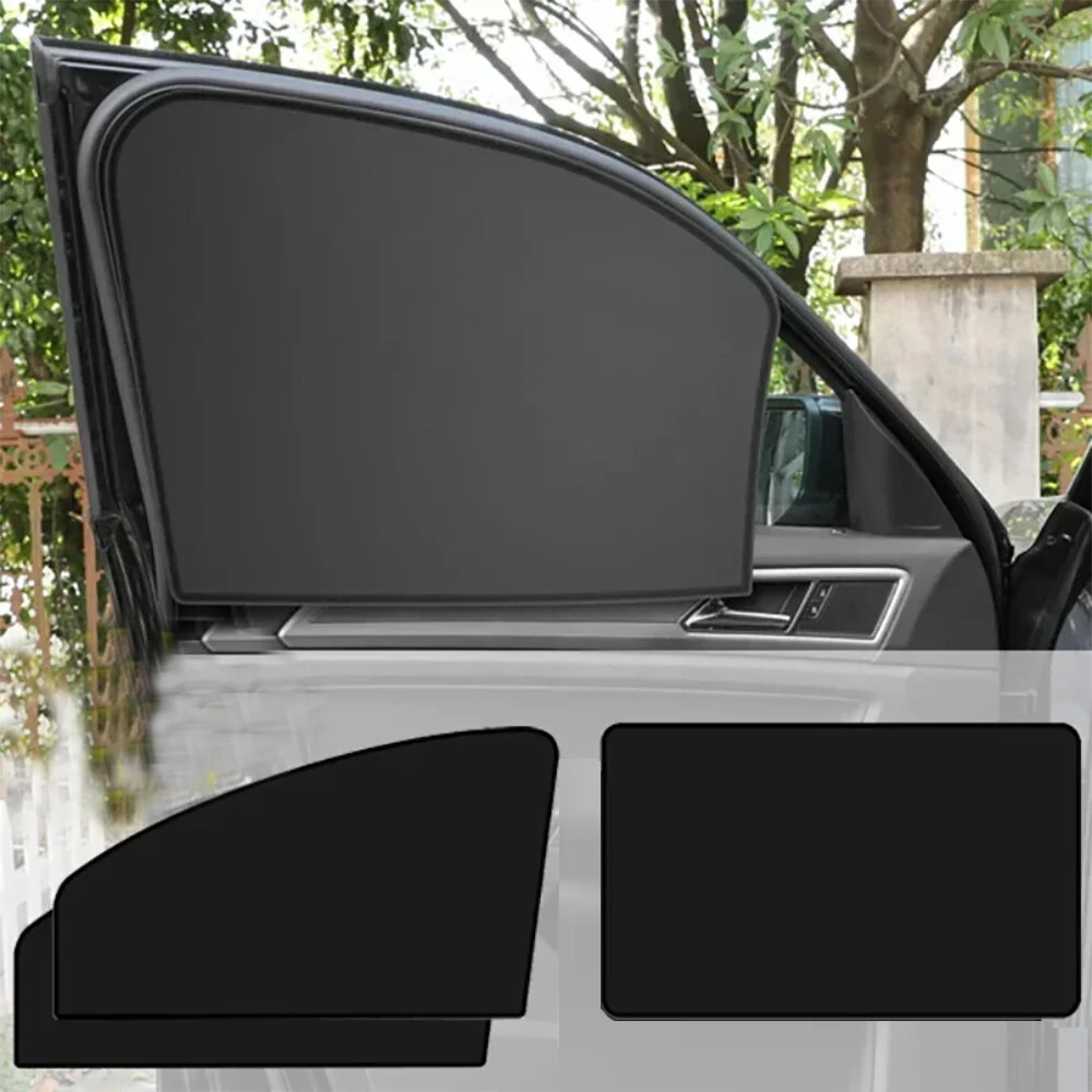 10 Strong Magnetic Full Light-Shielding Magnetic Car Curtains Magnetic Suction Type Non-Transparent Summer Sunscreen Car Sunshade — view 3