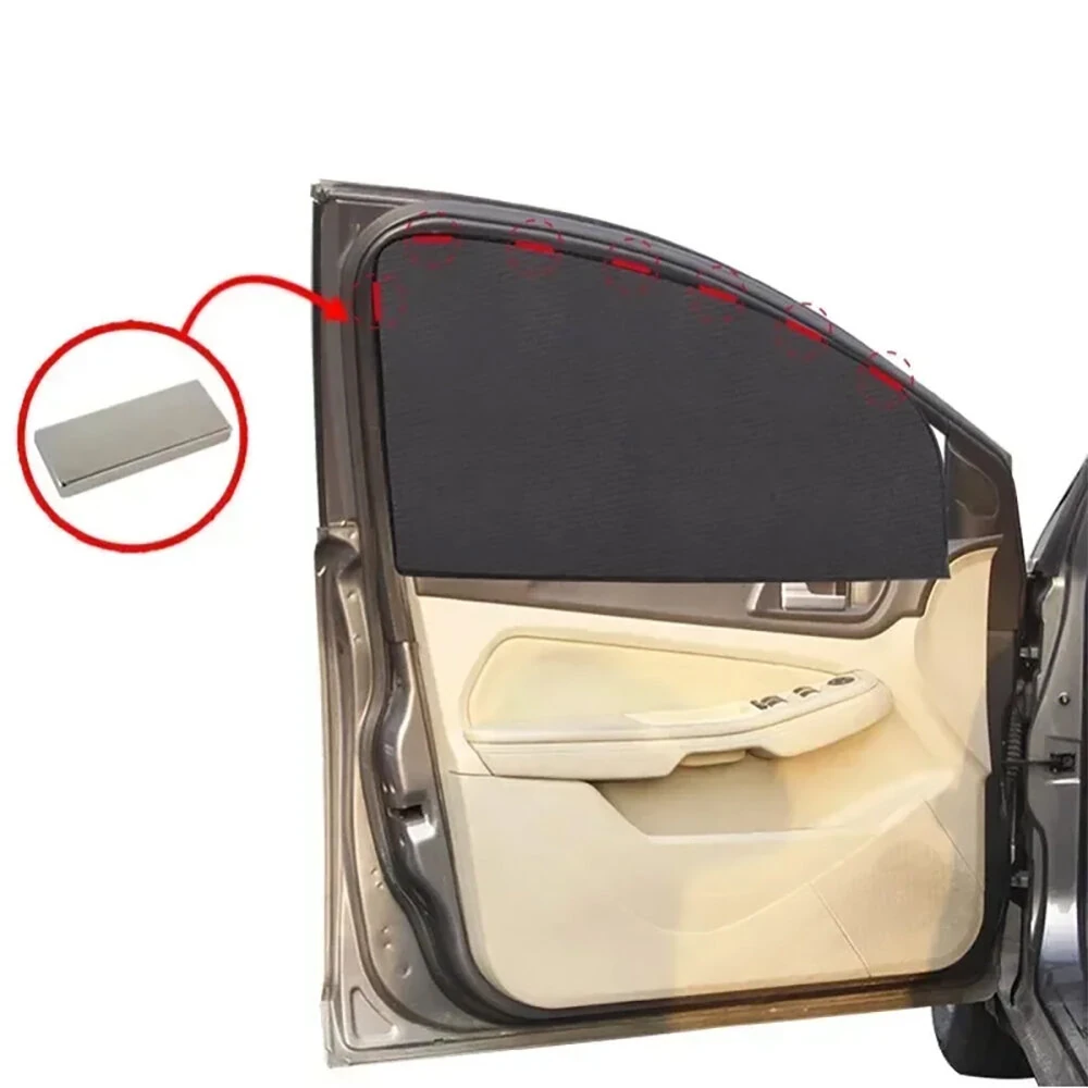 10 Strong Magnetic Full Light-Shielding Magnetic Car Curtains Magnetic Suction Type Non-Transparent Summer Sunscreen Car Sunshade — view 6