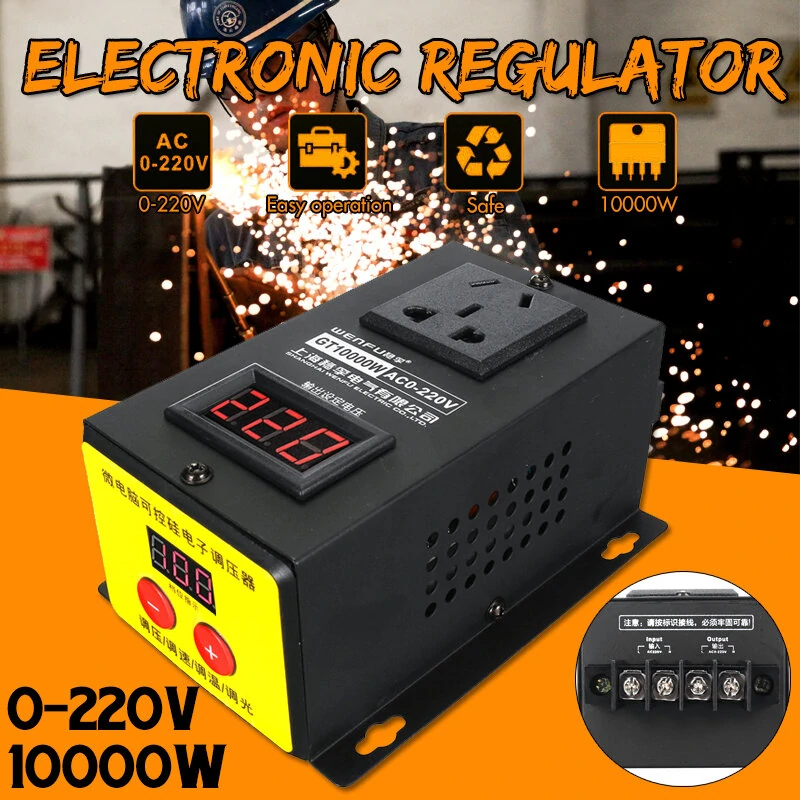 10000W 0-220V SCR High Power Electronic Regulator Variable Regulator Voltage Regulator Converter — view 6