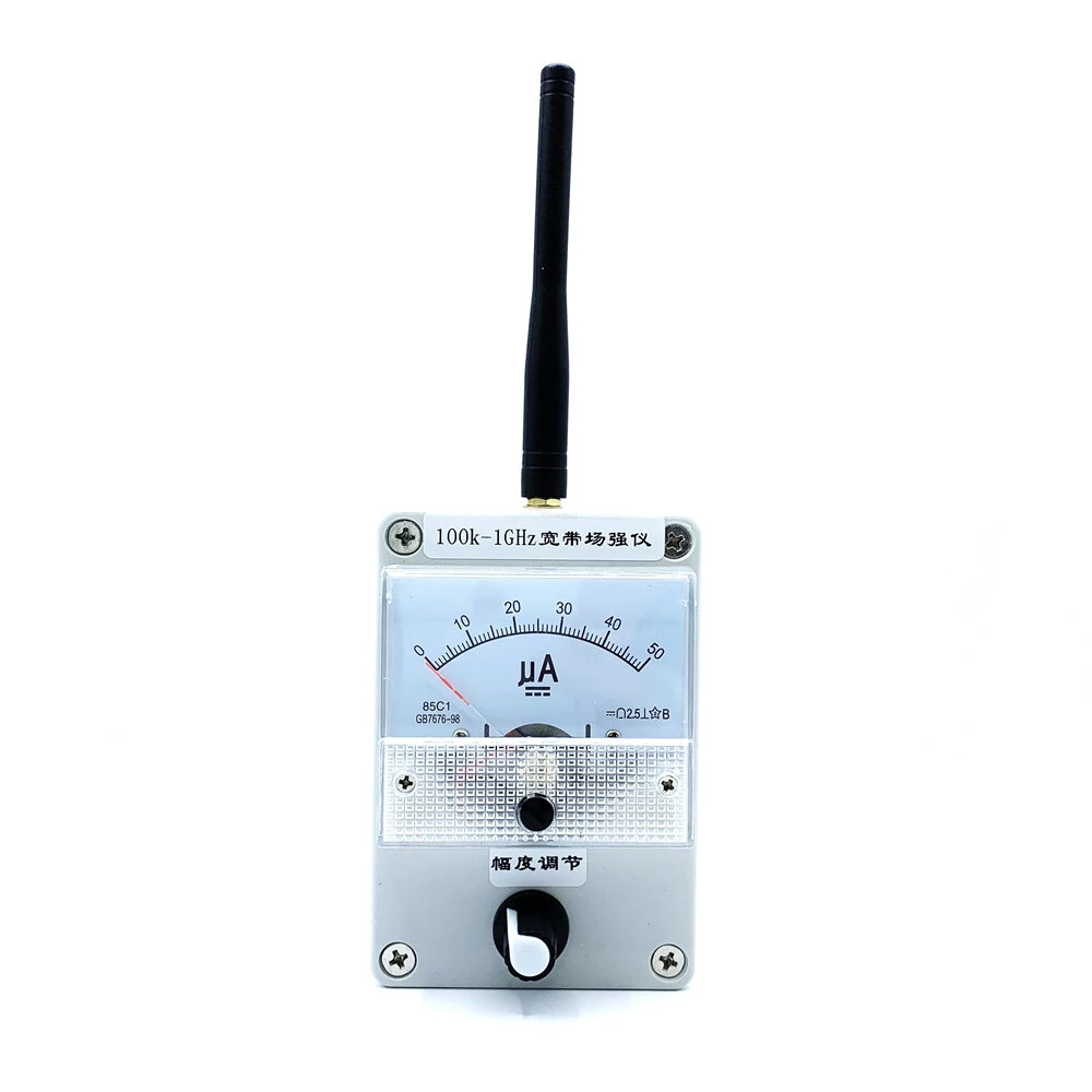 100KHz-1000MHz/1GHz Field Strength Indicator Meter RF Signal Level Tester + Antenna — view 2