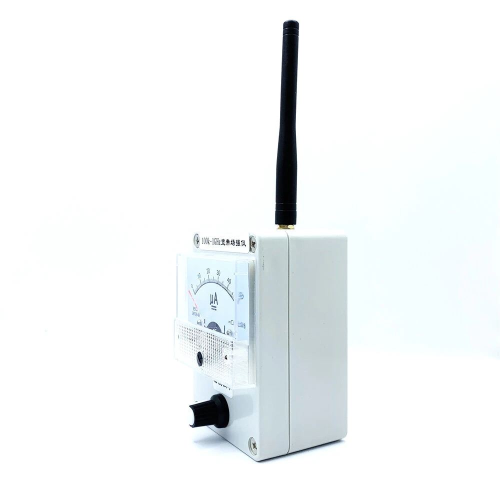 100KHz-1000MHz/1GHz Field Strength Indicator Meter RF Signal Level Tester + Antenna — view 3