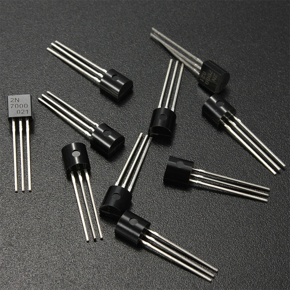 100pcs 2N7000 N-Channel Transistor Fast Switch MOSFET TO-92 — view 5