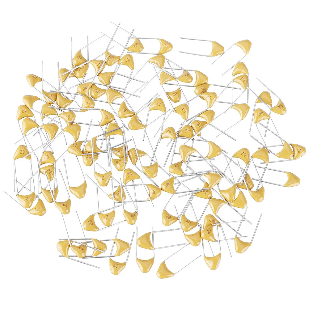 100pcs 5.08MM 20pF 50V Multilayer Monolithic Ceramic Capacitor — image 1