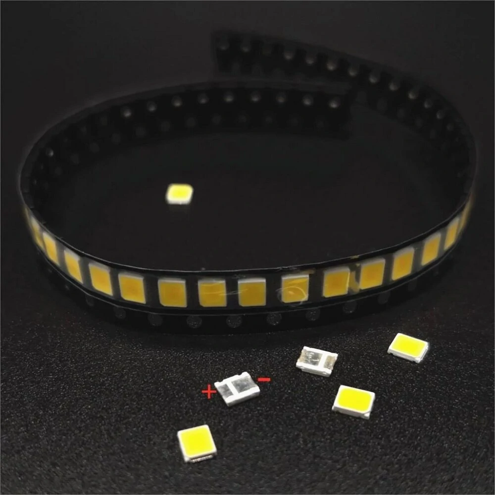 100pcs SMD LED 2835 Chips 1W 3V 6V 9V 18V 120-130LM White Warm Surface Mount PCB Light Emitting Diode Lamp — view 5