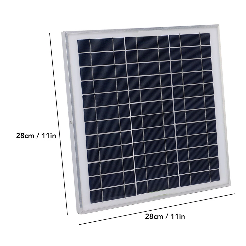 100W Solar Panel Kit Aluminum Frame Polycrystalline Cells 12V Off-Grid Power System MPPT Controller USB RV Boat Caravan Outdoor — view 6