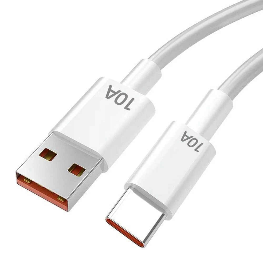 10A 120W USB-A to Type-C Cable Fast Charging Data Transmission Tinned Copper Core Line 1M/2M Long for iPhone 15 15 Plus for Huawei Pura70 Ultra for Honor V40 for Xiaomi Civi4 Pro — Pricio