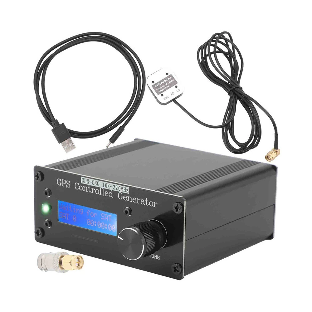 10K-220MHz VFO Controlled Generator Taming Reference Signal Source Black Tool Accessories — image 1