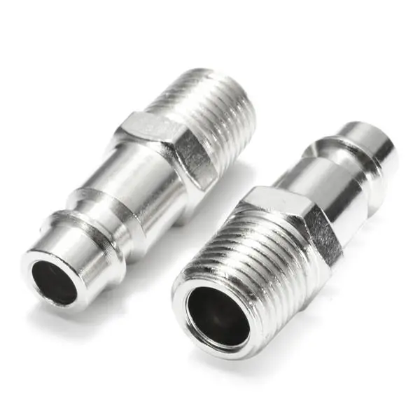 10pcs 1/4inch Male/Female BSP Adapter Compressed Air Quick Coupling Hose — view 4