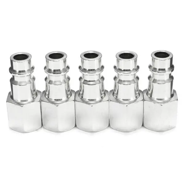 10pcs 1/4inch Male/Female BSP Adapter Compressed Air Quick Coupling Hose — view 7