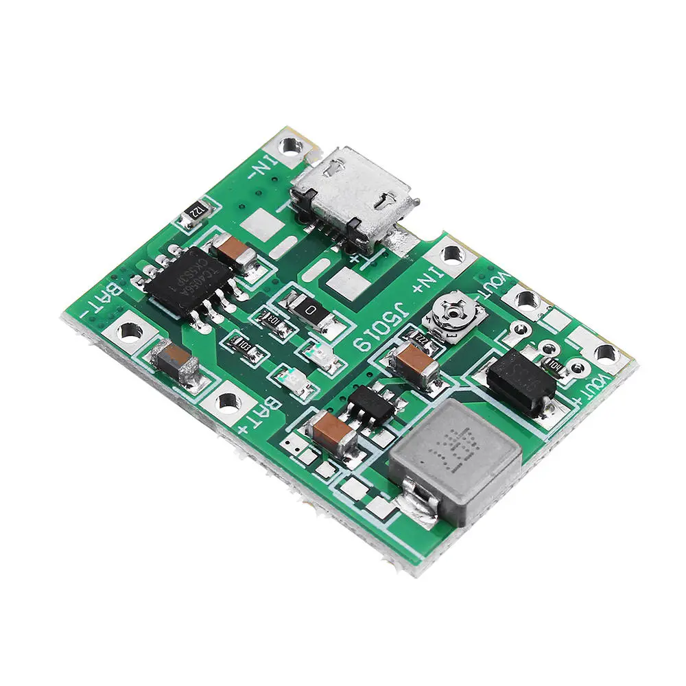10pcs 3.7V 9V 5V 2A Adjustable Step Up 18650 Lithium Battery Charging Discharge — view 2