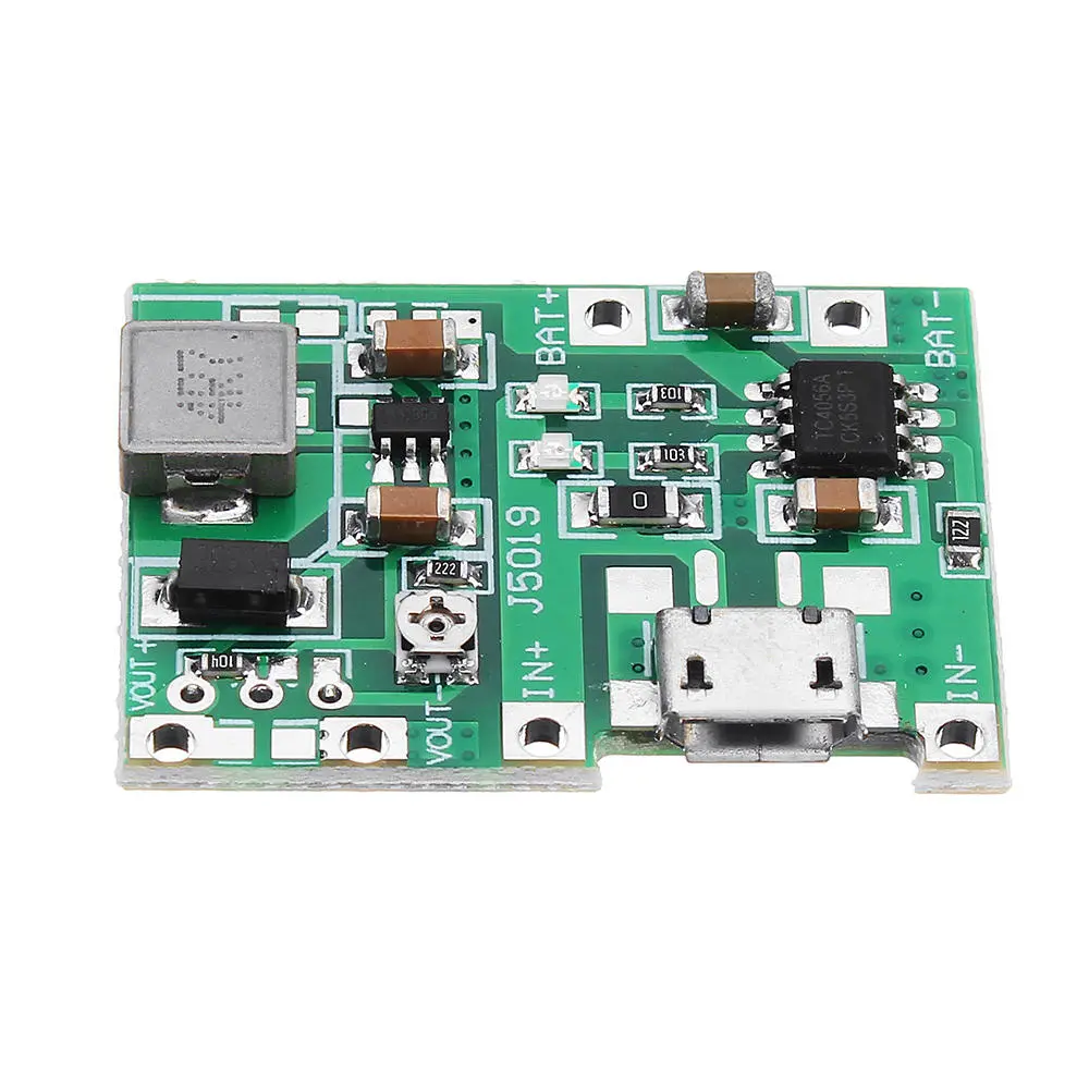 10pcs 3.7V 9V 5V 2A Adjustable Step Up 18650 Lithium Battery Charging Discharge — view 4