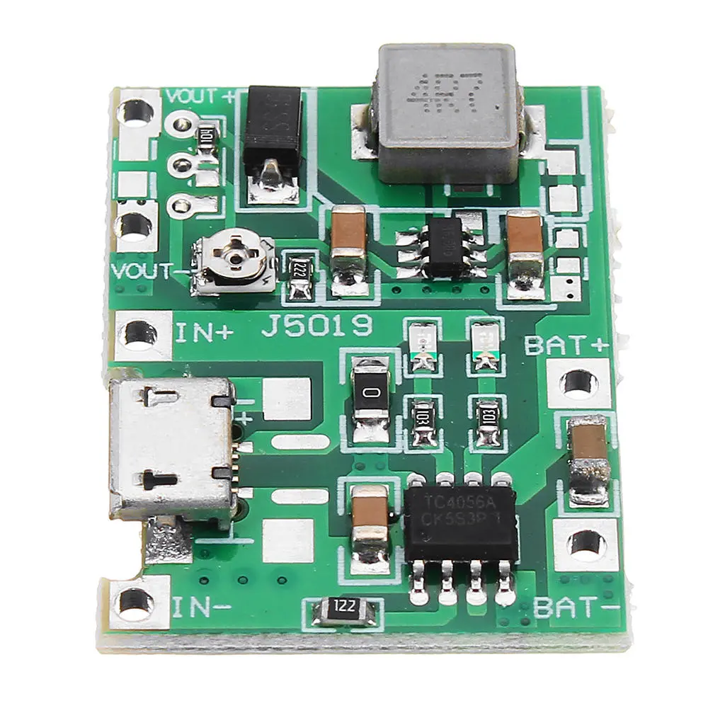 10pcs 3.7V 9V 5V 2A Adjustable Step Up 18650 Lithium Battery Charging Discharge — view 5