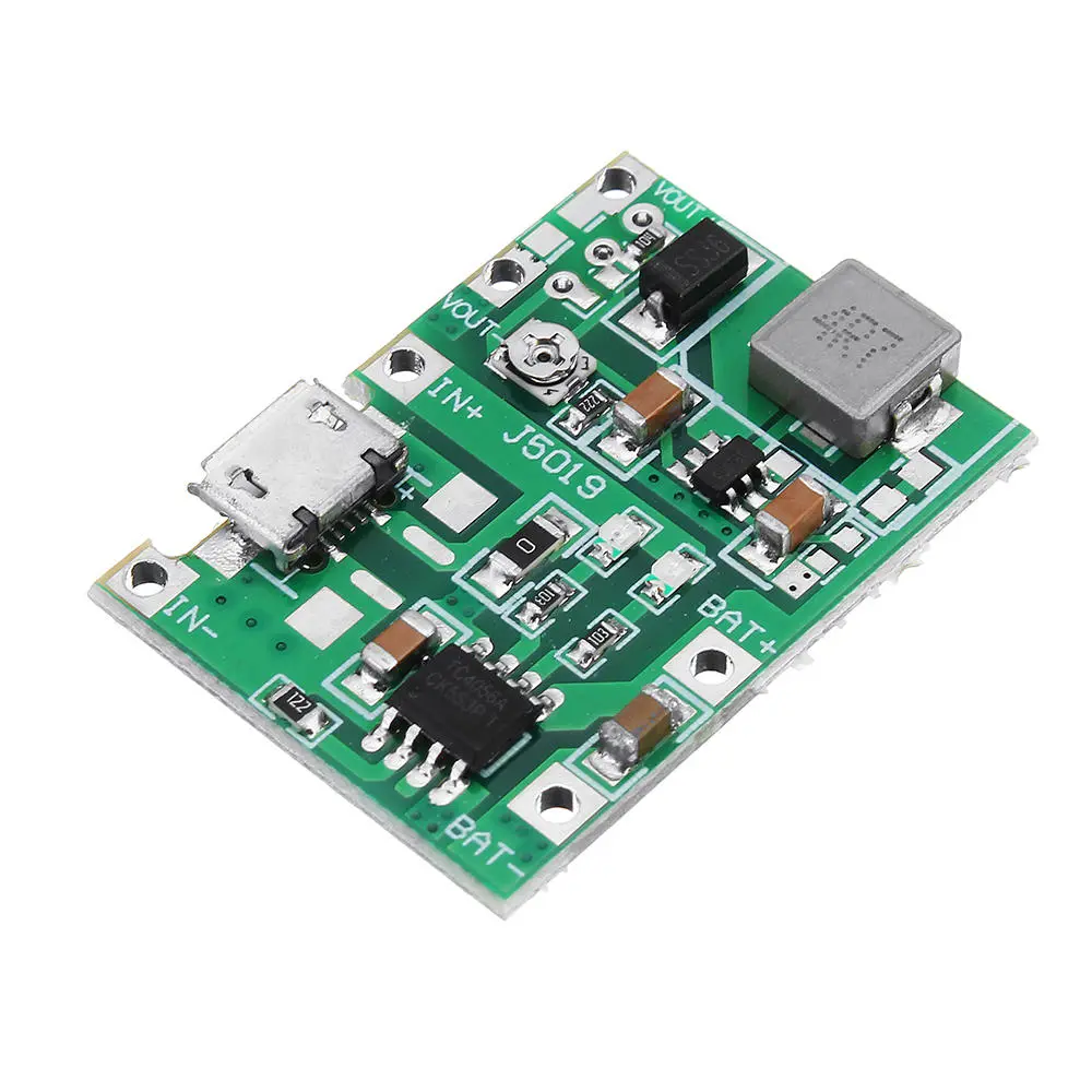 10pcs 3.7V 9V 5V 2A Adjustable Step Up 18650 Lithium Battery Charging Discharge — view 6