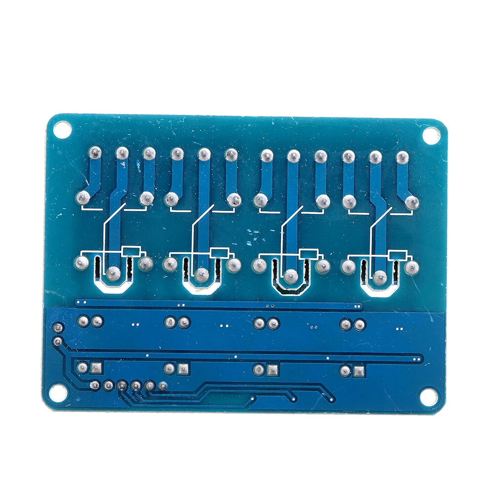 10pcs 5V 4 Channel Relay Module For PIC ARM DSP AVR MSP430 Blue Geekcreit for Ar — view 9