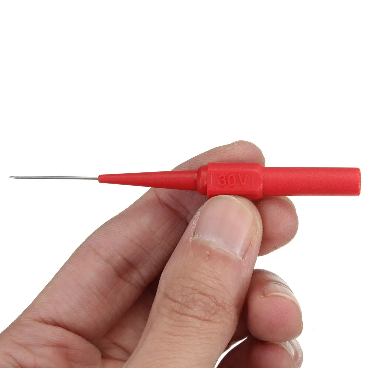 10pcs DANIU Insulation Piercing Needle Non-destructive Multimeter Test Probe Red — view 7