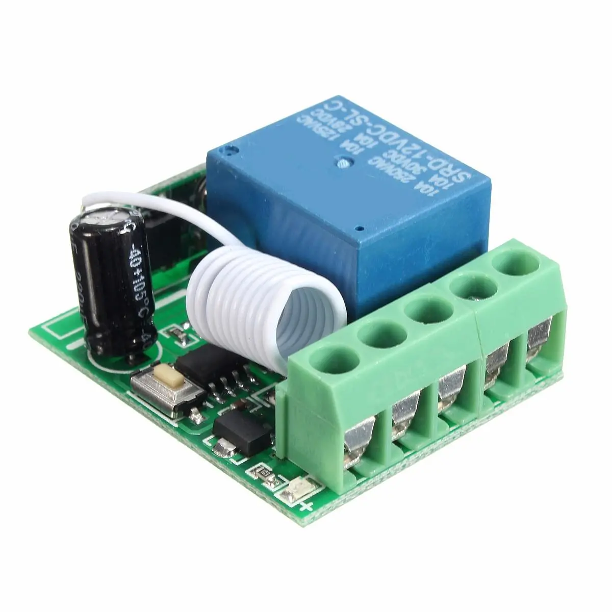 10pcs DC12V 10A 1CH 433MHz Wireless Relay RF Remote Control Switch Receiver Boar — view 3