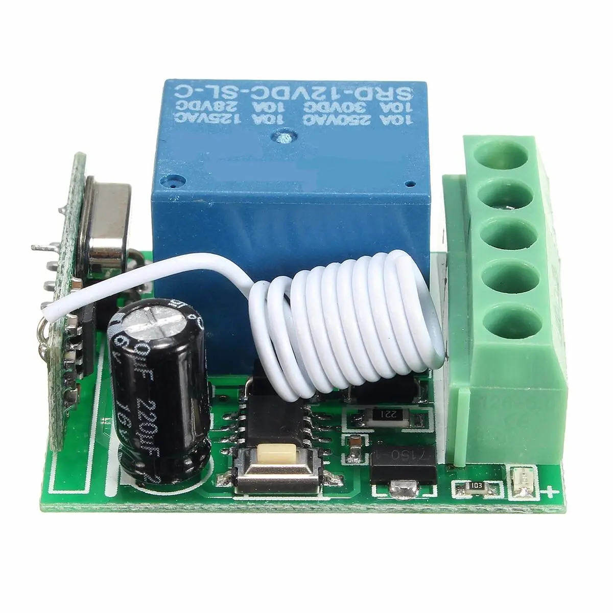 10pcs DC12V 10A 1CH 433MHz Wireless Relay RF Remote Control Switch Receiver Boar — view 6