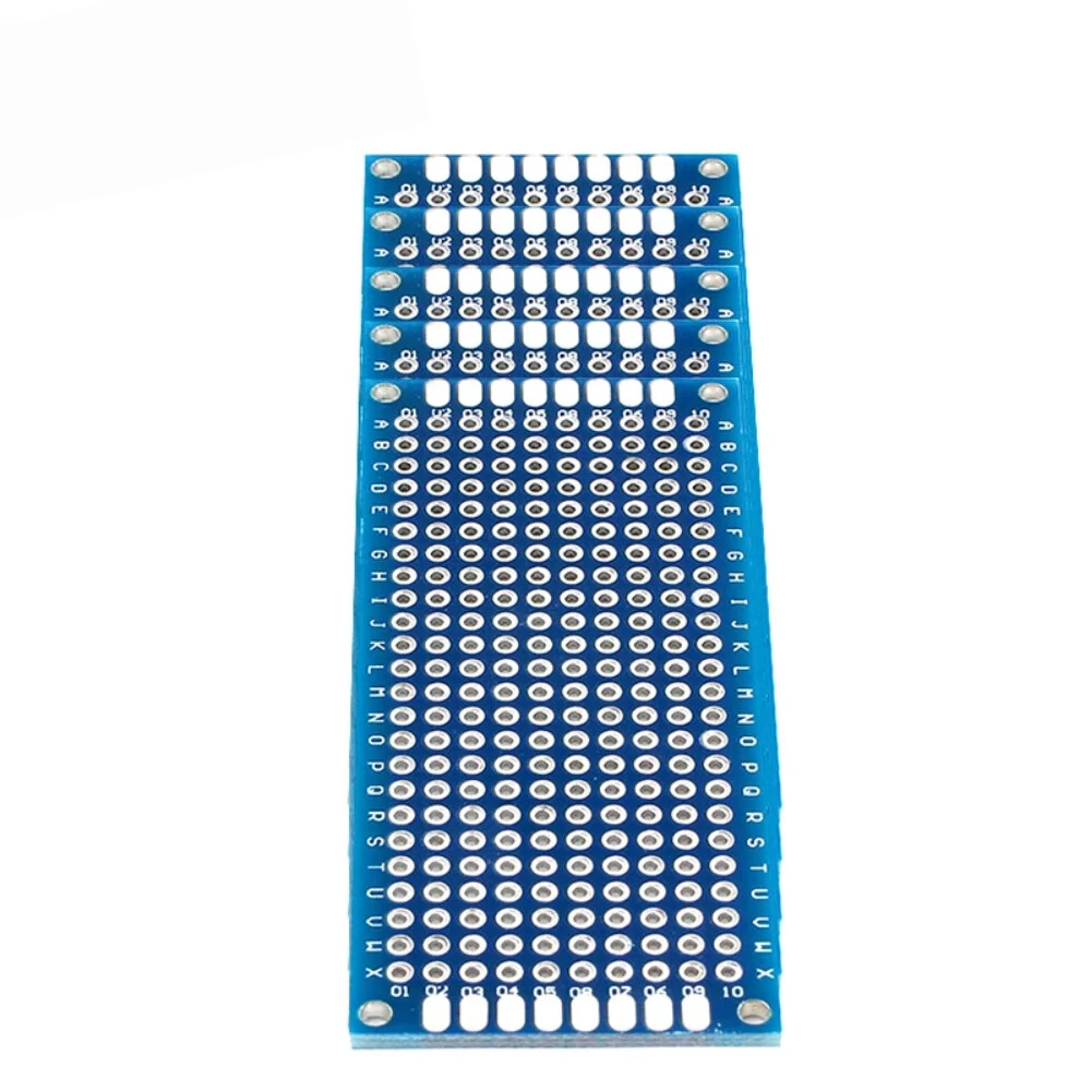 10pcs Electronic PCB Board 3x7cm Diy Universal Printed Circuit Board 3*7cm Double Side Prototyping PCB For Arduino Copper Plate — view 2