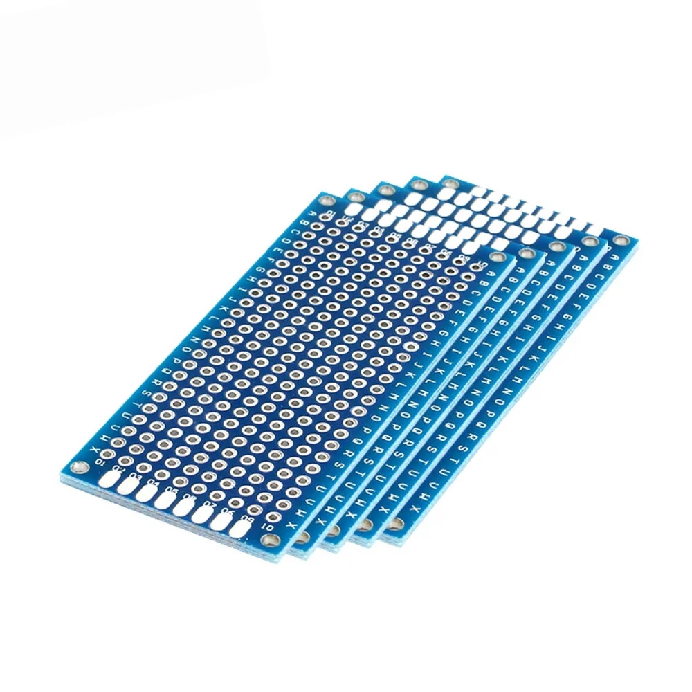 10pcs Electronic PCB Board 3x7cm Diy Universal Printed Circuit Board 3*7cm Double Side Prototyping PCB For Arduino Copper Plate — view 5
