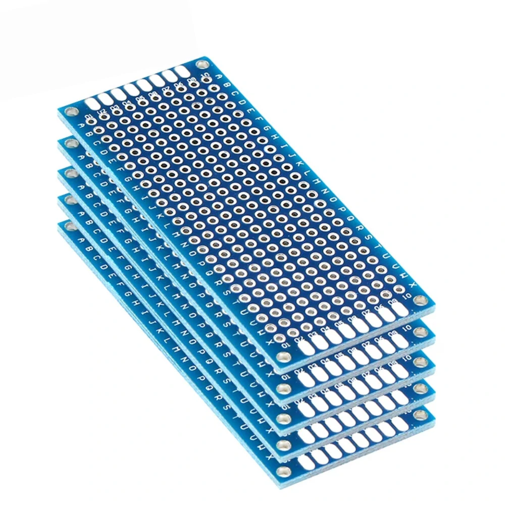10pcs Electronic PCB Board 3x7cm Diy Universal Printed Circuit Board 3*7cm Double Side Prototyping PCB For Arduino Copper Plate — view 6