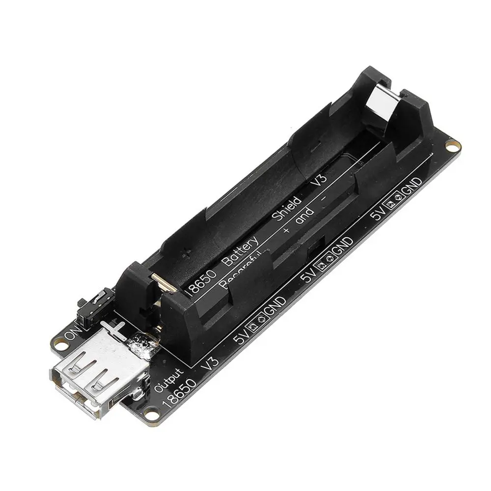10Pcs ESP32 ESP32S 18650 Battery Charge Shield V3 Micro USB Type-A USB 0.5A Test Charging Protection Board Wemos for Arduino - products that work with official Arduino boards — Geekcreit