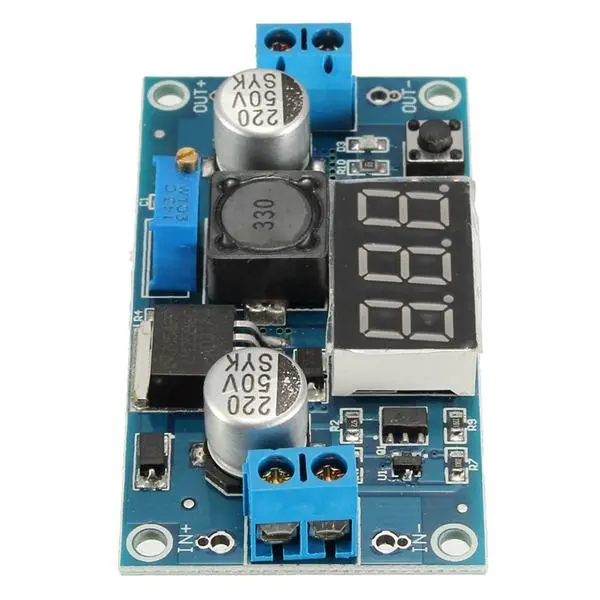 10Pcs LM2596 DC-DC Voltage Regulator Adjustable Step Down Power Supply Module With Display — view 3